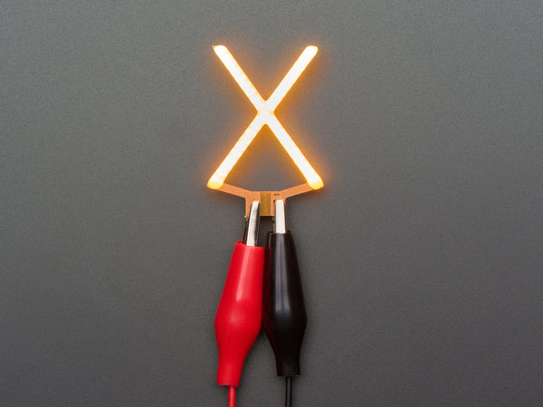 Alphabet LED Filament - Warm White Letter "X"