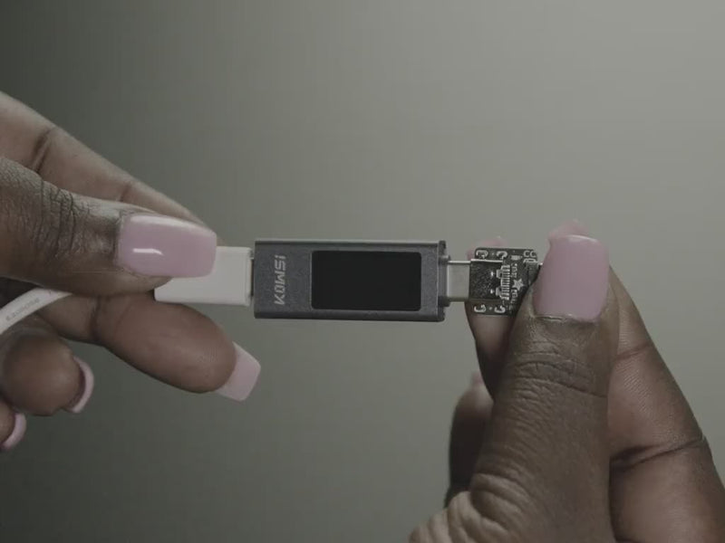 Mini OLED USB C Power Analyzer