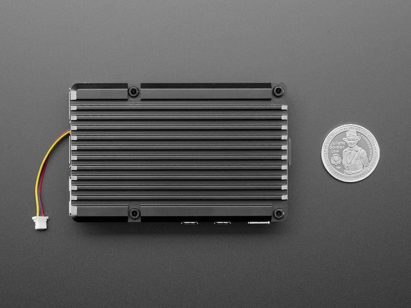 Aluminum Metal Heatsink Raspberry Pi 5 Case with Fan