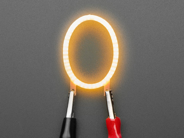 Number LED Filament - Warm White "0"