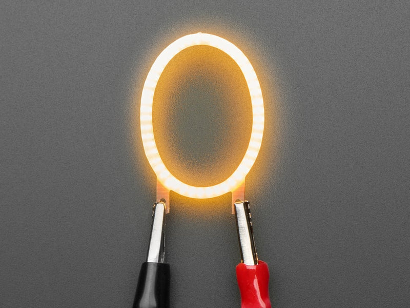 Number LED Filament - Warm White "0"