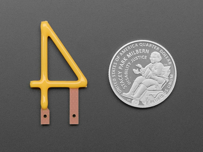 Number LED Filament - Warm White "4"