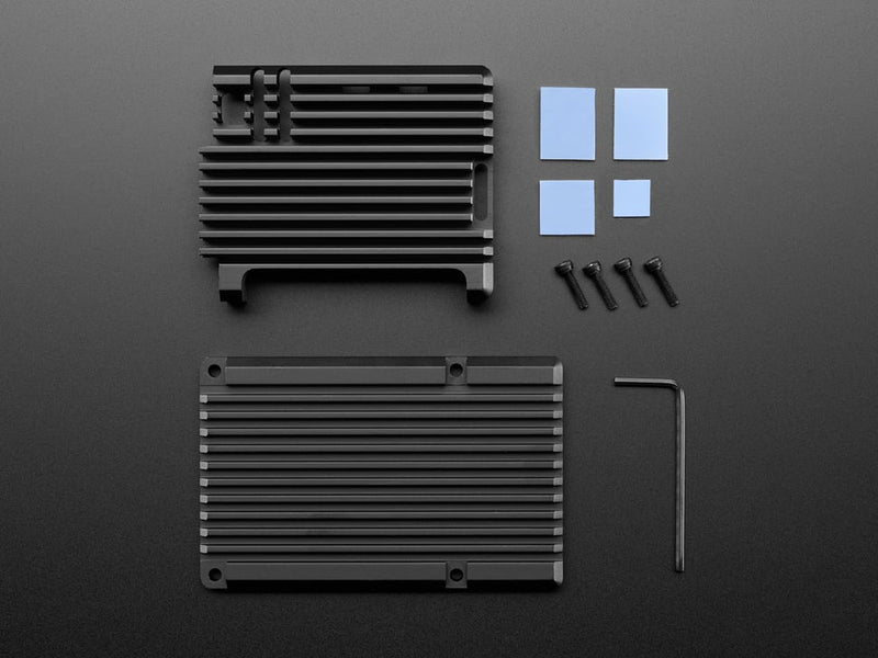 Aluminum Metal Heatsink Raspberry Pi 5 Case