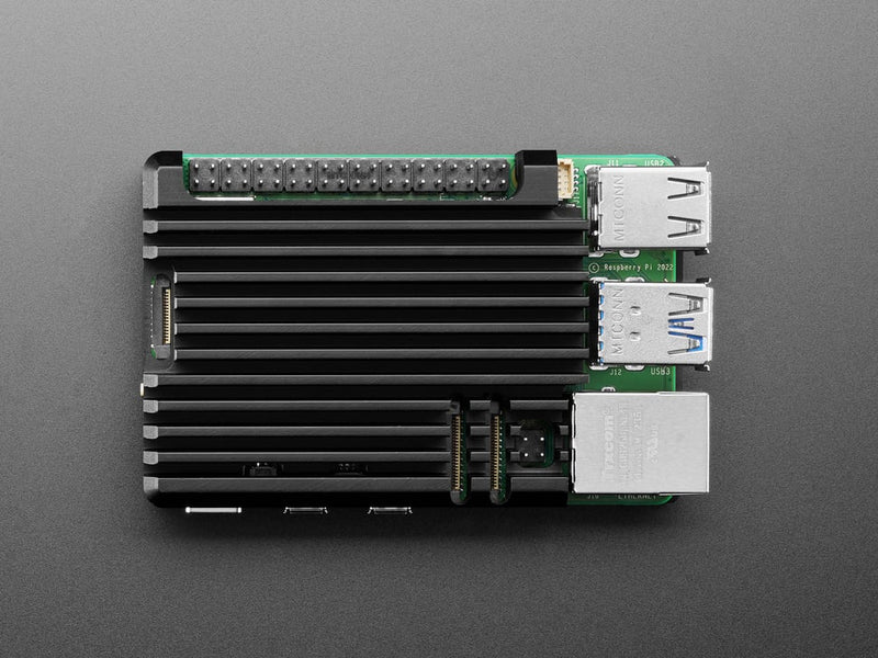 Aluminum Metal Heatsink Raspberry Pi 5 Case