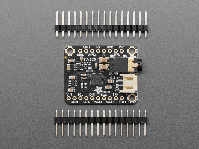 Adafruit TLV320DAC3100 - I2S DAC with Headphone and Speaker Out