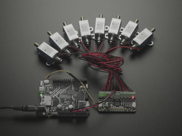 Adafruit I2C to 8 Channel Solenoid Driver