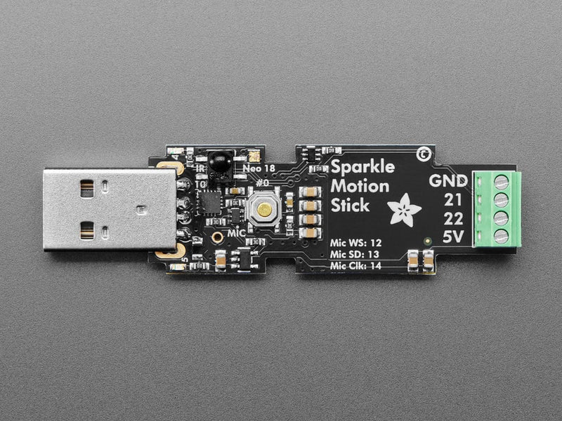 Adafruit Sparkle Motion Stick - WLED-friendly USB Stick
