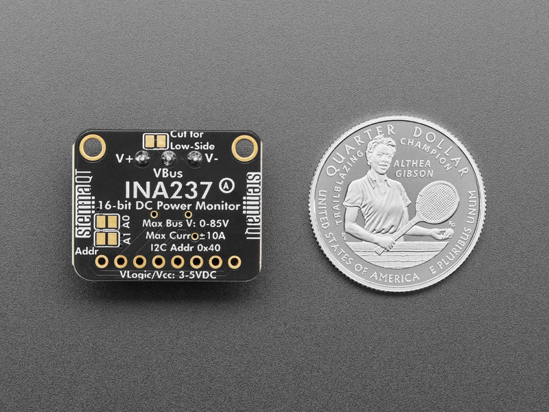 Adafruit INA237 85V 10A 16-bit DC Current Voltage Power Monitor
