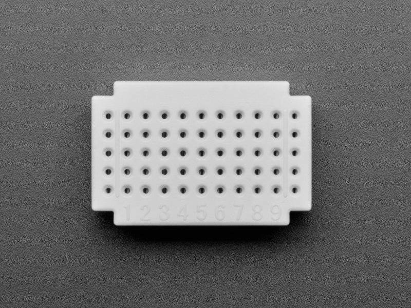 Mini Solderless Breadboard - White 11 Rows - 55 total points