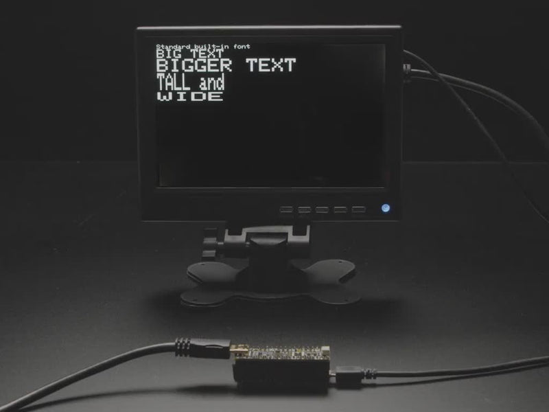 Adafruit PiCowBell HSTX DVI Output for Pico
