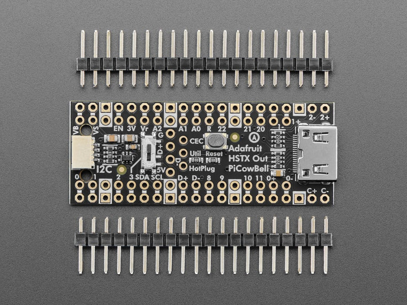 Adafruit PiCowBell HSTX DVI Output for Pico