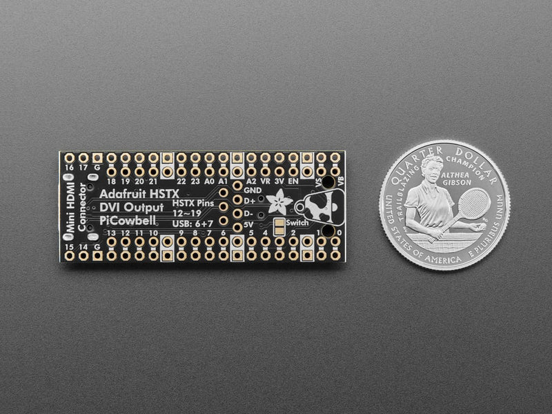 Adafruit PiCowBell HSTX DVI Output for Pico