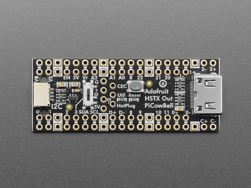 Adafruit PiCowBell HSTX DVI Output for Pico