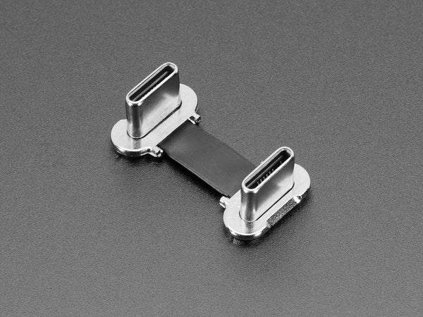 Slim Right Angle USB C to USB C Cable - 23mm
