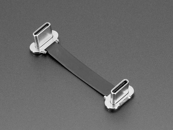 Slim Right Angle USB C to USB C Cable - 40mm