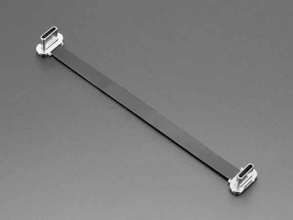 Slim Right Angle USB C to USB C Cable - 100mm