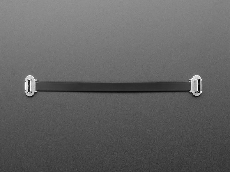 Slim Right Angle USB C to USB C Cable - 100mm