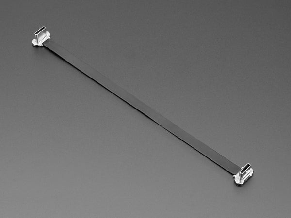 Slim Right Angle USB C to USB C Cable - 150mm