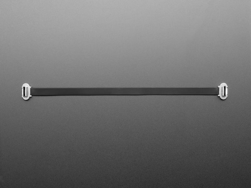 Slim Right Angle USB C to USB C Cable - 150mm
