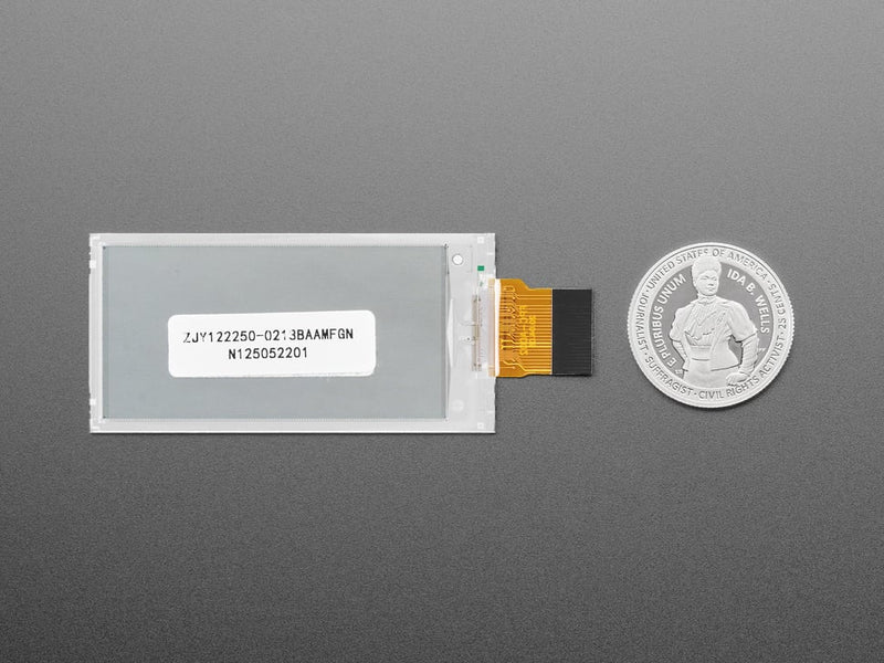 2.13\" 250x122 Monochrome or Gray eInk / ePaper - Bare Display