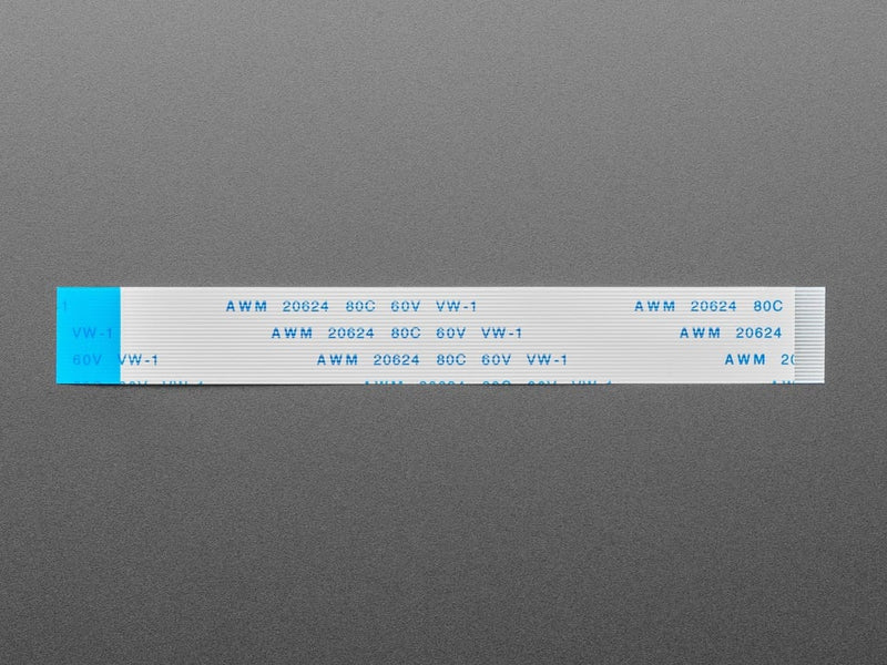 24-pin 0.5mm pitch FPC Flex A-B (D) type Cable - 100mm long