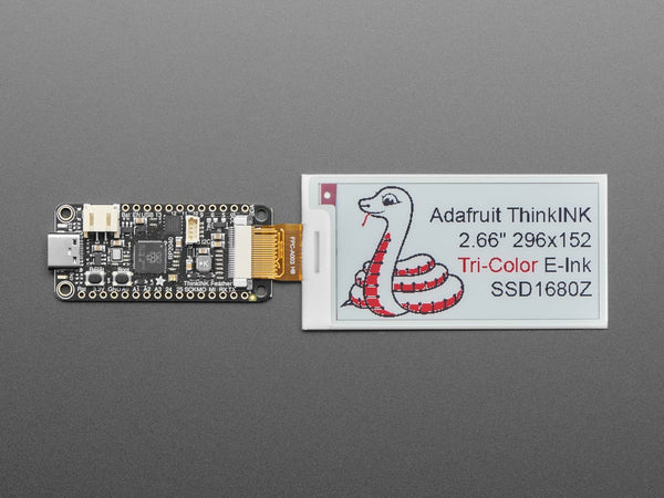 2.66\" 296x152 Tri-Color Red / Black / White EInk - Bare Display