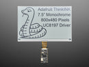 7.5\" 800x480 Monochrome eInk / ePaper - Bare Display