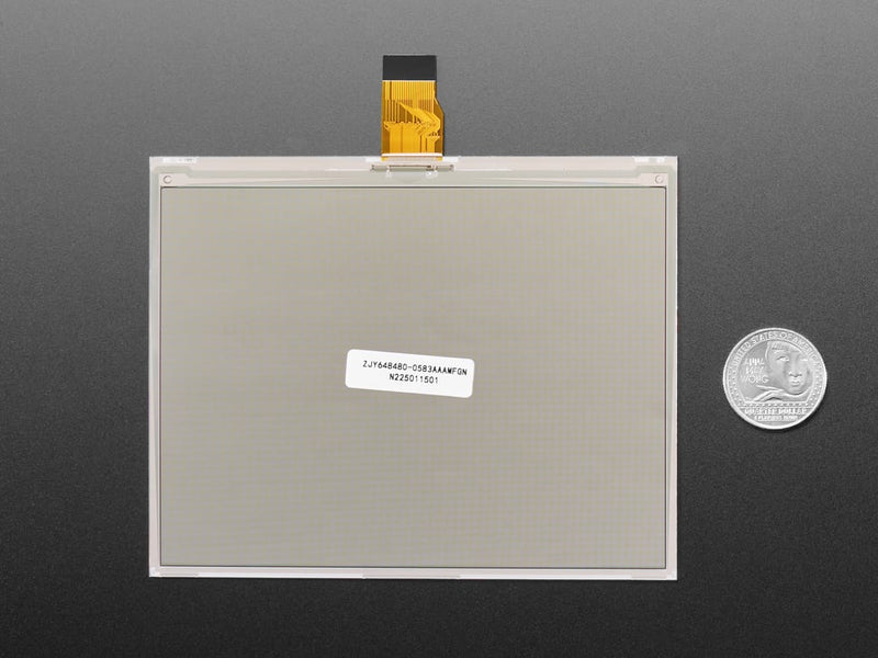 5.83" 648x480 Monochrome Black / White eInk / ePaper