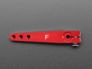 Machined Red Aluminum Servo Arm - 1.75" Long