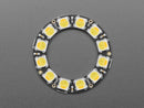NeoPixel Ring - 12 x 5050 WWA with Integrated Drivers