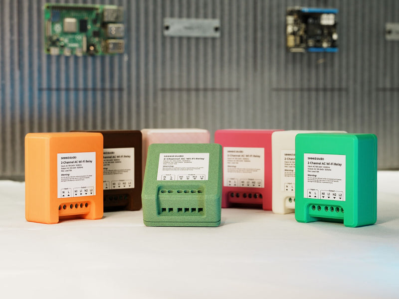 2-Channel Wi-Fi AC Relay, Powered by XIAO ESP32-C3, Native Support ESPhome and Home Assistant, Built-in Power Meter