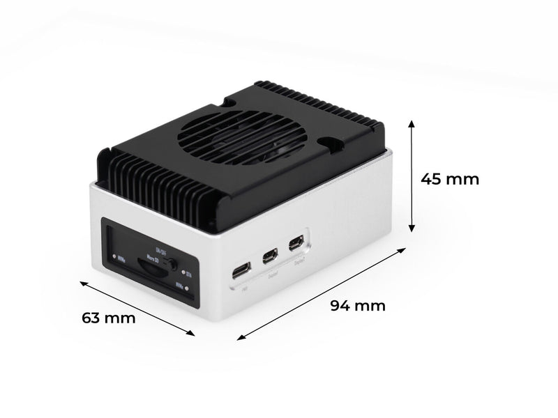 reComputer AI R2140-12 - Raspberry Pi High-Performance Edge AI Computer, Based on Raspberry Pi 5, Hailo-8 AI Acceleration Stick | 16GB RAM