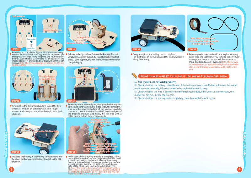 DIY - Follow the Trolley Kits for school