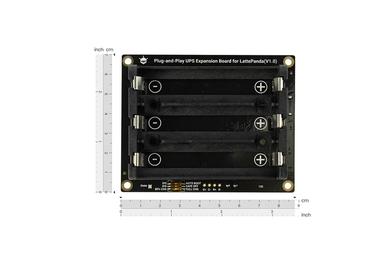 Smart UPS Expansion Board for LattePanda IOTA (18650 Battery)