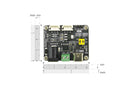 Serial Bus Servo Driver Board (9~12.6V DC, Control up to 253 Servos)