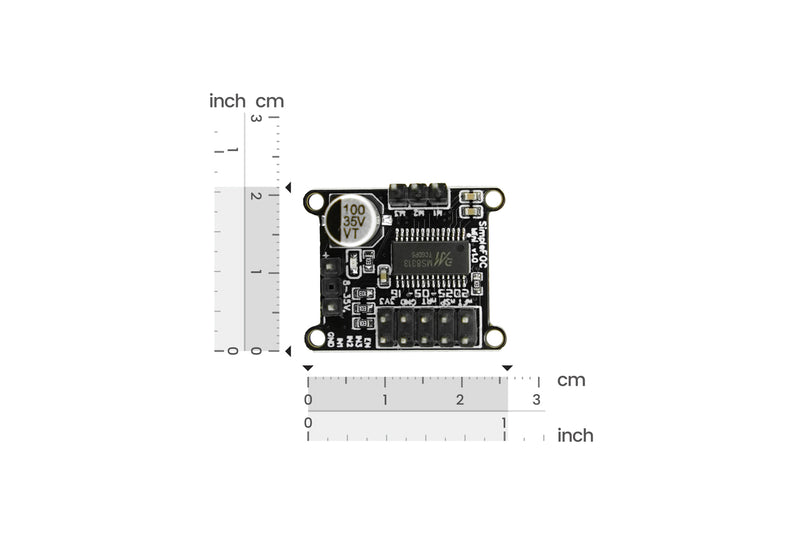 SimpleFOCmini Brushless DC Motor Driver Board
