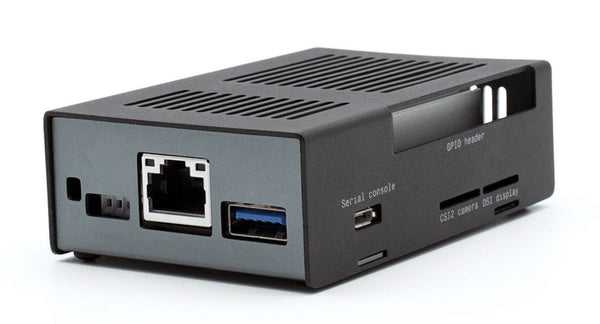 KKSB Coral Dev Board Case - Black and Grey Aluminium Enclosure