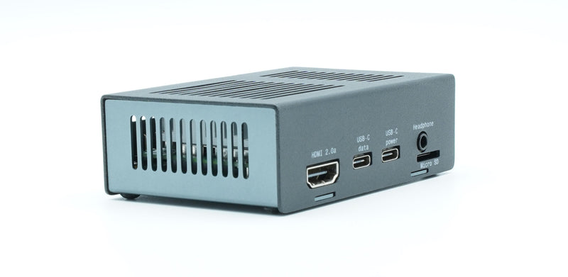 KKSB Coral Dev Board Case - Black and Grey Aluminium Enclosure