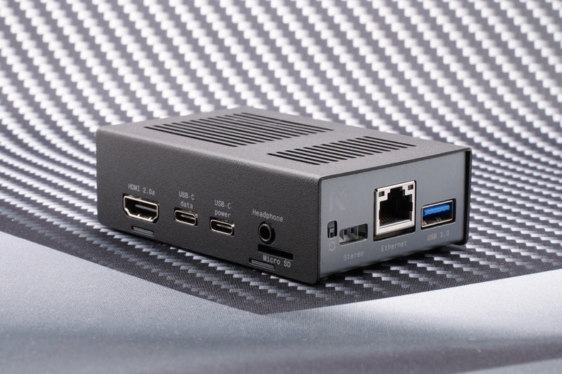 KKSB Coral Dev Board Case - Black and Grey Aluminium Enclosure