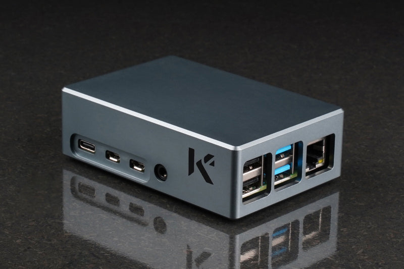KKSB Raspberry Pi 4 Heatsink Case – Machined Aluminium Passive Cooling Case