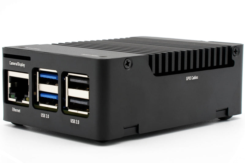 KKSB Raspberry Pi 5 Case with Aluminium Heatsink for Silent Passive Cooling
