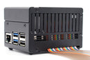 KKSB Raspberry Pi 5 Case - Space for HATs, Add-on Boards, Cooler, and NVMe HATs