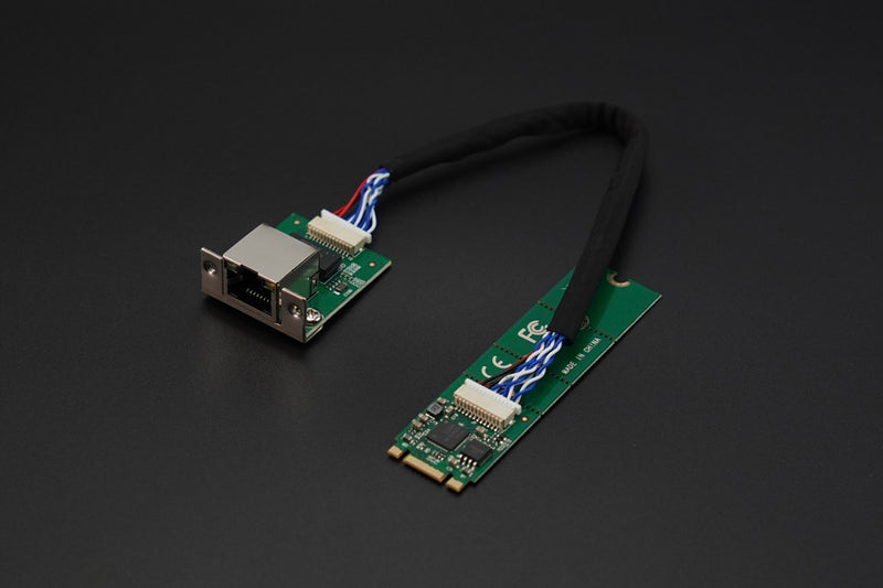M.2 (B+M Key) to 2.5G Ethernet Network Card for LattePanda (Supports Windows 10 / 11, Linux)