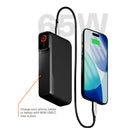Cygnett Encore PD 3.1 65W 20000mAh (20K) Power Bank (Graphite)