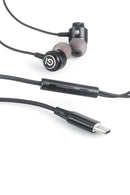 Shintaro USB-C Stereo Earphones with In-line Mic, Magnetic Ear Tips, Tangle-Free Cable, and Volume Control for USB-C Tablets, iPads, Laptops &amp; Chrome