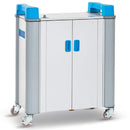 LapCabby TabCabby 32 Horizontal Compact | 32-Device Mobile AC Charging Trolley for Tablets up to 11" - Horizontal