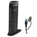 Shintaro Blazer USB 3.0 Dual Display Docking Station with USB-A/USB-C Support, Dual HDMI, 4 USB Ports, and Gigabit Ethernet Connectivity