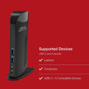 Shintaro Blazer USB 3.0 Dual Display Docking Station with USB-A/USB-C Support, Dual HDMI, 4 USB Ports, and Gigabit Ethernet Connectivity