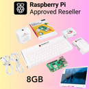 Pakronics® Raspberry Pi® 5 Desktop Kit 8GB with Monitor (Red/White)