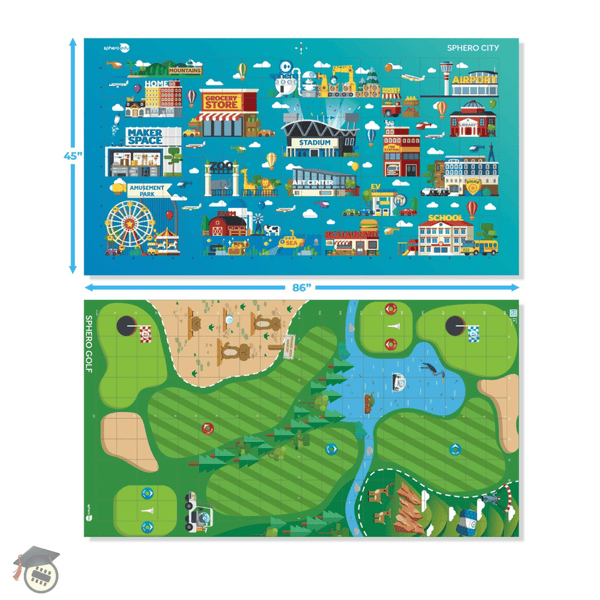 Sphero City & Golf Code Mat